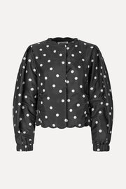 Stine Goya Voluminous Sleeve Jacket Outerwear Quilted Dots